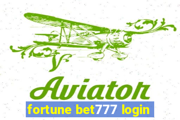 fortune bet777 login